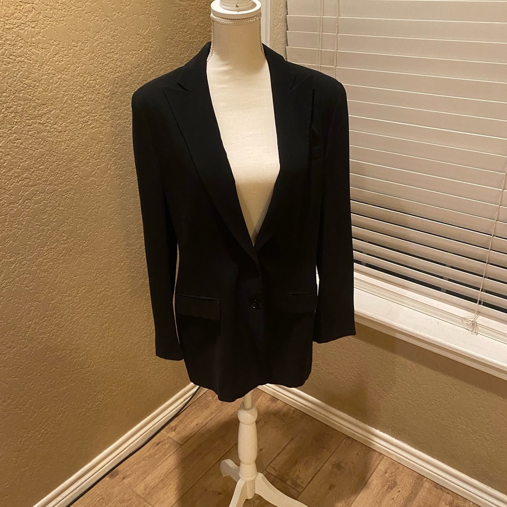 Ralph Lauren women’s black dress coat size 12